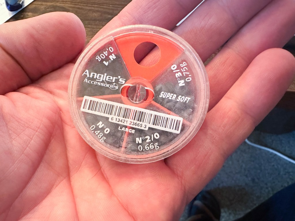 drop shot weight caddy for fly fishing