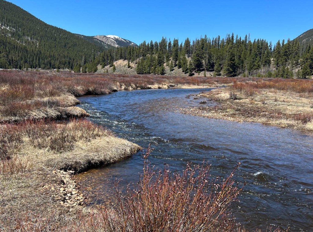 Taylor River headwaters above Taylor Park Reservoir