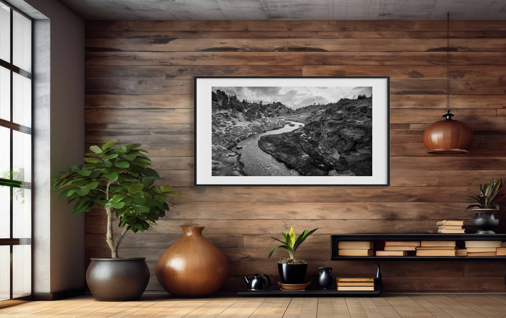 fly fishing mammoth hot creek wall art