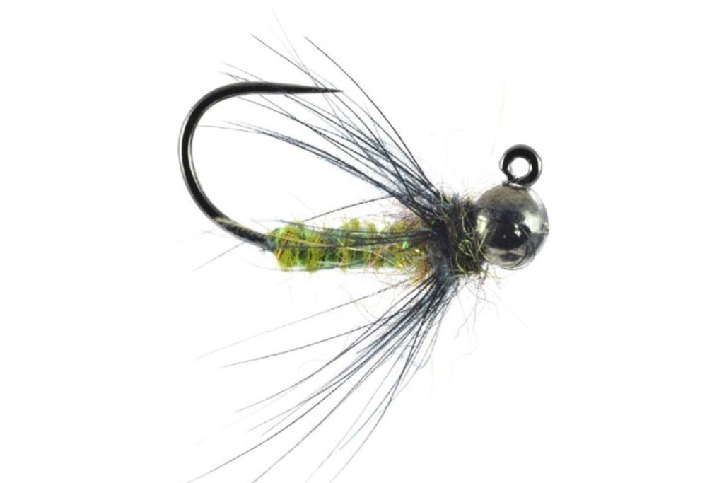 jigged caddis pupa fly